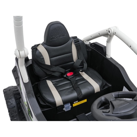 Kawasaki Teryx SZARY Buggy Auto na akumulator 4x4 Koła EVA, Skóra, Pilot RC