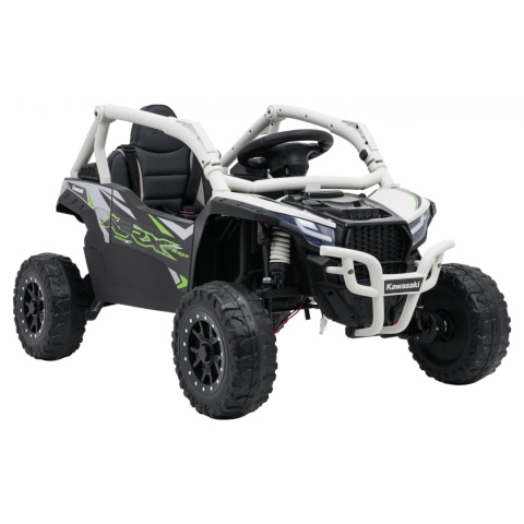 Kawasaki Teryx SZARY Buggy Auto na akumulator 4x4 Koła EVA, Skóra, Pilot RC