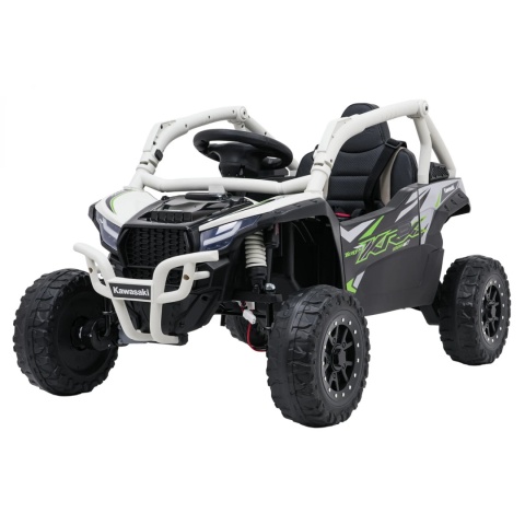 Kawasaki Teryx SZARY Buggy Auto na akumulator 4x4 Koła EVA, Skóra, Pilot RC