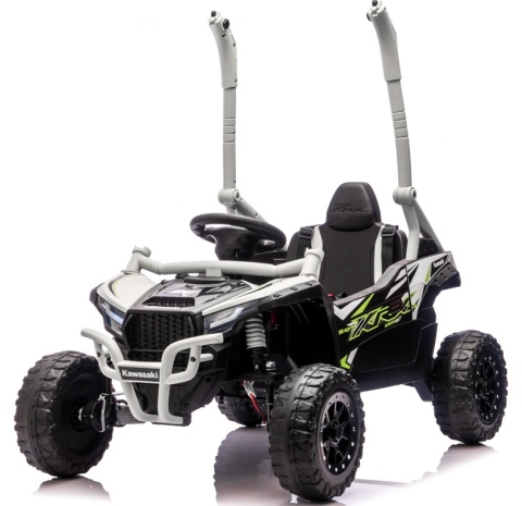 Kawasaki Teryx SZARY Buggy Auto na akumulator 4x4 Koła EVA, Skóra, Pilot RC