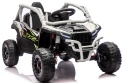 Kawasaki Teryx SZARY Buggy Auto na akumulator 4x4 Koła EVA, Skóra, Pilot RC