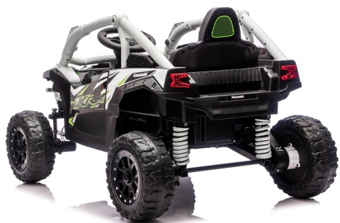 Kawasaki Teryx SZARY Buggy Auto na akumulator 4x4 Koła EVA, Skóra, Pilot RC