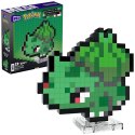 Mattel Klocki MEGA Pokémon Bulbasaur 15cm Pixel Art RETRO 374ele ZA6177
