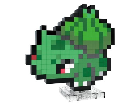 Mattel Klocki MEGA Pokémon Bulbasaur 15cm Pixel Art RETRO 374ele ZA6177