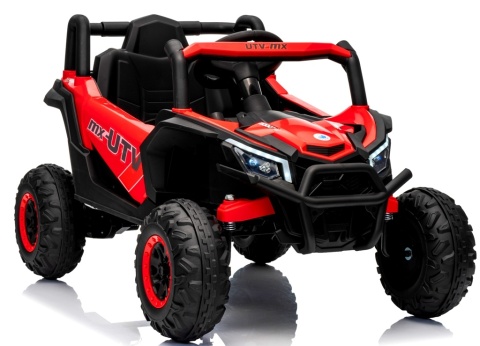 UTV2 Auto na Akumulator BUGGY R-sport CZERWONY 4x4 Koła EVA, SKÓRA, Pilot RC