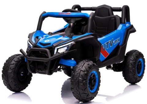 UTV2 Auto na Akumulator BUGGY R-sport NIEBIESKI 4x4 Koła EVA, SKÓRA, Pilot RC