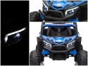 UTV2 Auto na Akumulator BUGGY R-sport NIEBIESKI 4x4 Koła EVA, SKÓRA, Pilot RC