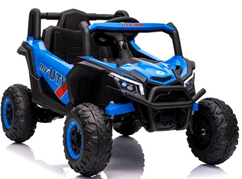UTV2 Auto na Akumulator BUGGY R-sport NIEBIESKI 4x4 Koła EVA, SKÓRA, Pilot RC