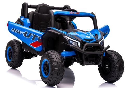 UTV2 Auto na Akumulator BUGGY R-sport NIEBIESKI 4x4 Koła EVA, SKÓRA, Pilot RC