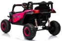 UTV2 Auto na Akumulator BUGGY R-sport RÓŻOWY 4x4 Koła EVA, SKÓRA, Pilot RC