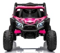 UTV2 Auto na Akumulator BUGGY R-sport RÓŻOWY 4x4 Koła EVA, SKÓRA, Pilot RC