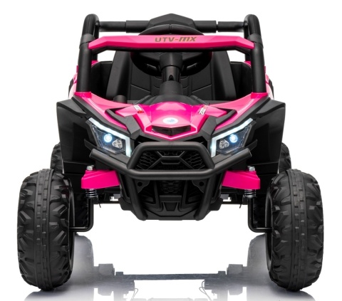 UTV2 Auto na Akumulator BUGGY R-sport RÓŻOWY 4x4 Koła EVA, SKÓRA, Pilot RC