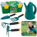 Zestaw Małego Ogrodnika w Walizce Narzędzia Ogrodowe Dla Dzieci 6 el.