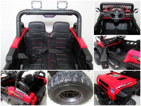 AUTO X17 R-SPORT CZERWONY Auto na akumulator EVA SKÓRA Pilot Akumulator litowo-jonowy