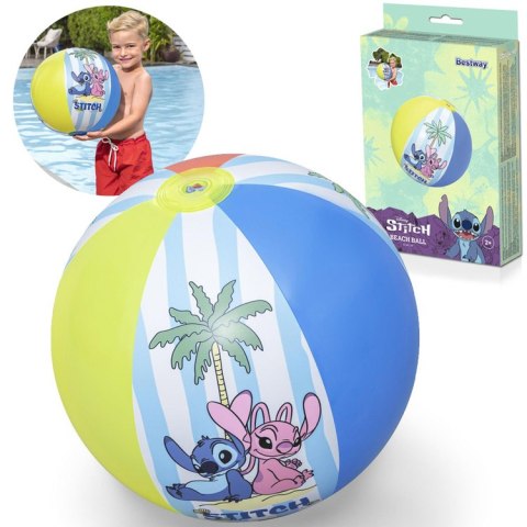 Bestway Dmuchana piłka plażowa Disney Lilo i Stitch 51cm 9104T