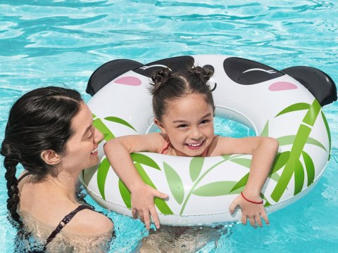Bestway Dmuchane koło do pływania dla dzieci 60kg MIŚ PANDA 85x76cm 36351