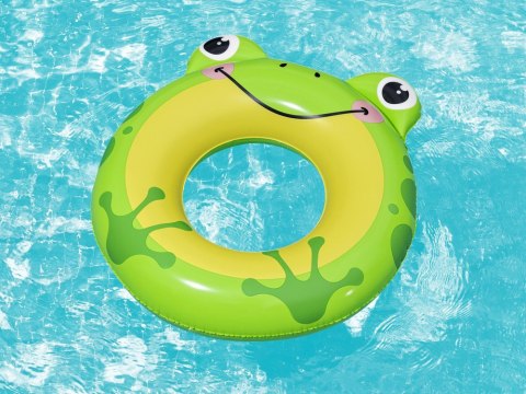 Bestway Dmuchane koło do pływania dla dzieci 60kg ŻABA 85x76cm 36351