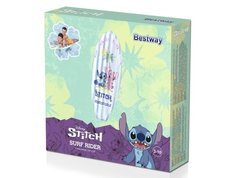 Bestway Dmuchany materac do wody DESKA Disney Lilo i Stitch 114x46cm 9104V