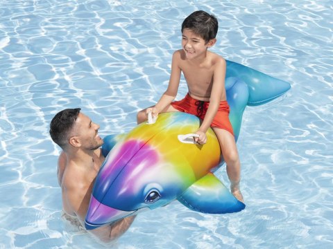 Bestway Dmuchany materac do wody KOLOROWY DELFIN 168 x 66cm 41541