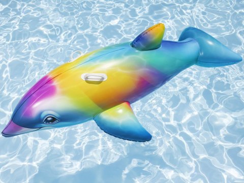 Bestway Dmuchany materac do wody KOLOROWY DELFIN 168 x 66cm 41541