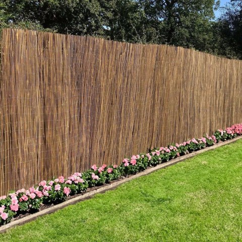 Dwustronna mata bambusowa 150x500 cm na balkon taras ogrodzenie naturalna MultiGarden