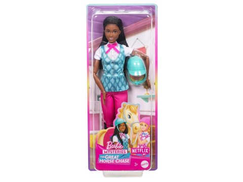 Mattel Lalka Barbie Mysteries modowa dżokejka Brooklyn ZA6179