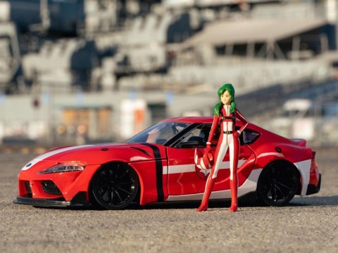 Samochód metalowy Robotech: Miriya Sterling & 2020 Toyota Supra 1:24 ZA6184