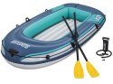 Bestway Dmuchany ponton TREK X2 do 250kg 232x118cm + wiosła i pompka 61153