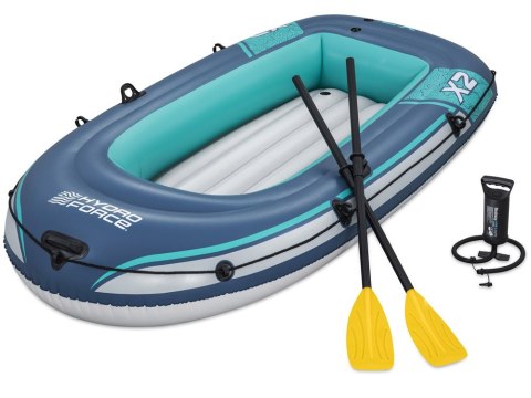 Bestway Dmuchany ponton TREK X2 do 250kg 232x118cm + wiosła i pompka 61153