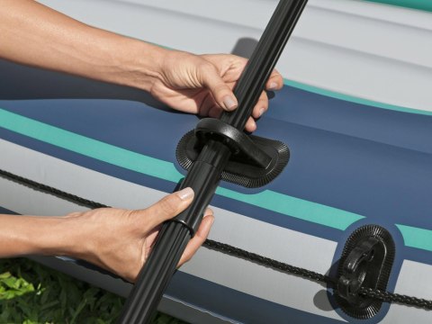 Bestway Dmuchany ponton TREK X2 do 250kg 232x118cm + wiosła i pompka 61153