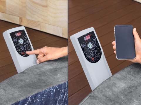 Bestway Lay-Z-Spa Carrara AirJet 6 hydromasaż 4-6os WiFi aplikacja 6001V