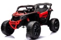 Can Am Maverick CZERWONY 4x4 4x200 WAT Auto na akumulator EVA SKÓRA Pilot Aku LI-ON