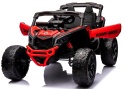 Can Am Maverick CZERWONY 4x4 4x200 WAT Auto na akumulator EVA SKÓRA Pilot Aku LI-ON