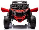 Can Am Maverick CZERWONY 4x4 4x200 WAT Auto na akumulator EVA SKÓRA Pilot Aku LI-ON