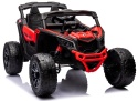 Can Am Maverick CZERWONY 4x4 4x200 WAT Auto na akumulator EVA SKÓRA Pilot Aku LI-ON