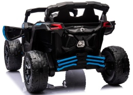 Can Am Maverick NIEBIESKI 4x4 4x200 WAT Auto na akumulator EVA SKÓRA Pilot Aku LI-ON