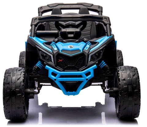 Can Am Maverick NIEBIESKI 4x4 4x200 WAT Auto na akumulator EVA SKÓRA Pilot Aku LI-ON