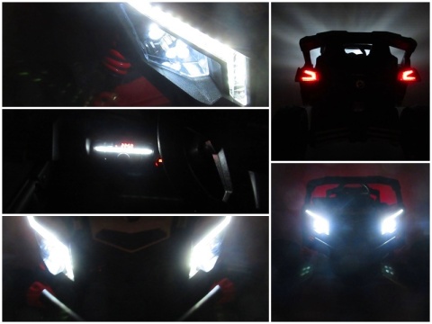 Can Am Maverick ZIELONY 4x4 4x200 WAT Auto na akumulator EVA SKÓRA Pilot Aku LI-ON