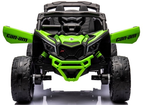 Can Am Maverick ZIELONY 4x4 4x200 WAT Auto na akumulator EVA SKÓRA Pilot Aku LI-ON