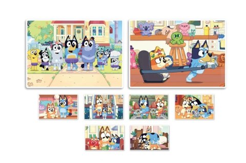 Zestaw Edukacyjny Puzzle Memo Klocki BLUEY Clementoni 18320