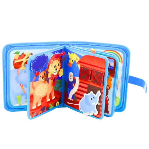 Książeczka Edukacyjna Sensoryczna Filcowa 3D Arka Noego Zwierzęta