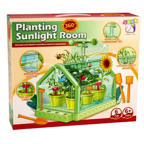 Mini Ogródek Szklarnia Doświadczenie Edukacyjne System Podlewania