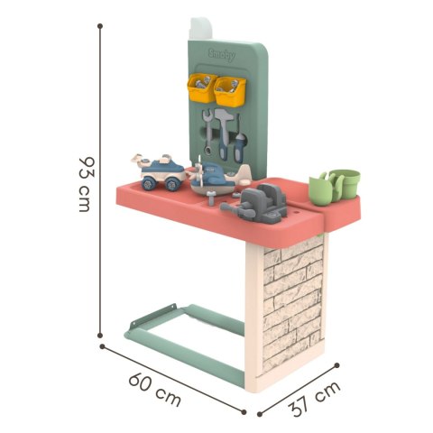 SMOBY Domek z Warsztatem + 39 akcesoriów
