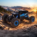 Samochód zdalnie sterowany na pilota RC Rock Crawler HB 2,4GHz 1:18 niebieski