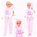 WOOPIE ROYAL Lalki Kombinezony Różowe Króliczki Zestaw 2szt.
