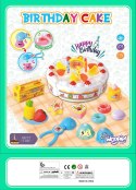 WOOPIE Tort Urodzinowy i Owoce do Krojenia ze Słodkościami