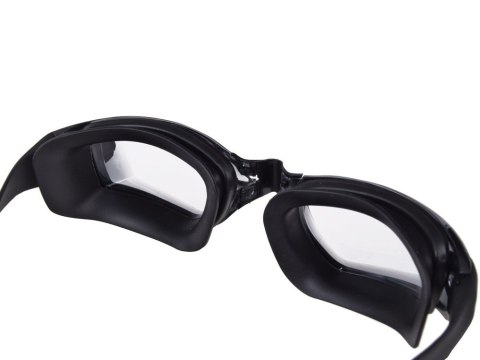 ZESTAW Okulary do pływania UV ANTI-FOG + zatyczki do uszu i nosa SP0792 CY