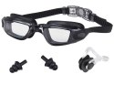 ZESTAW Okulary do pływania UV ANTI-FOG + zatyczki do uszu i nosa SP0792 CY