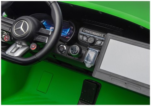 Auto Na Akumulator Mercedes GT63 AMG DKGT63 24V Cichy Silnik Matowy Zielony