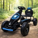 GOKART G8 NIEBIESKI, gokart dziecięcy, pompowane koła